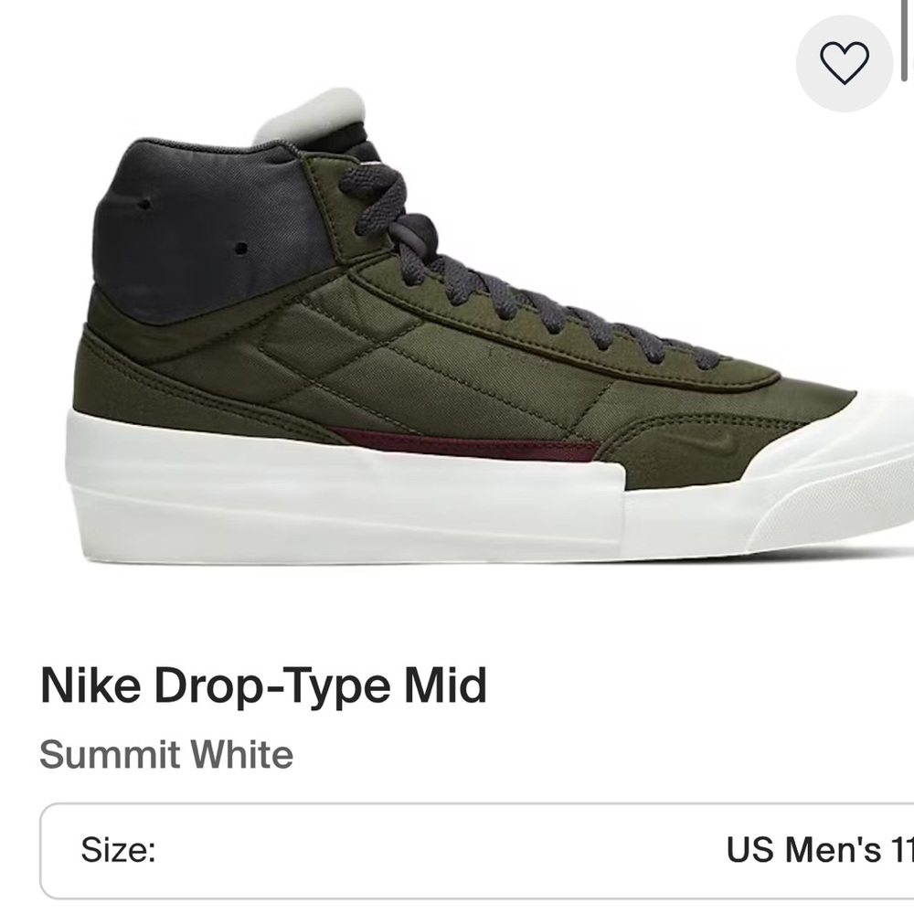 Men Brand new Nike N 354 olive color size 11 !